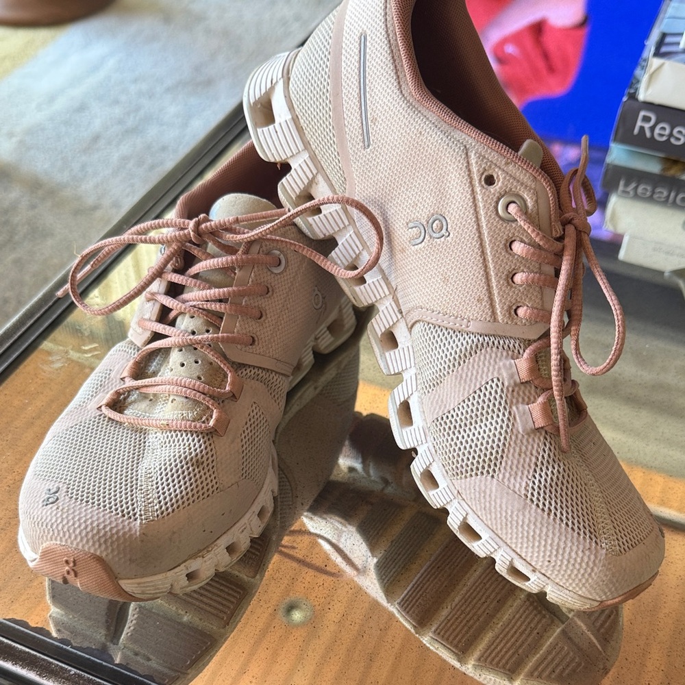 On Running Women's Light Tan Athletic Shoes